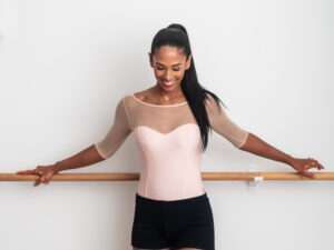 Grace Half-Sleeve Leotard