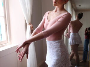 Sylvie Half-Sleeve Leotard