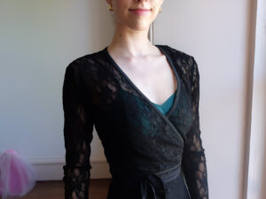 Wisteria Wrap Top