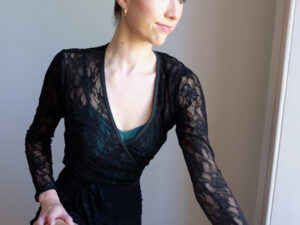 Wisteria Wrap Top