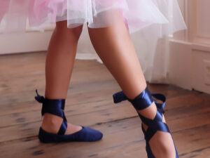 Prima Pro Satin Slippers with Ribbon