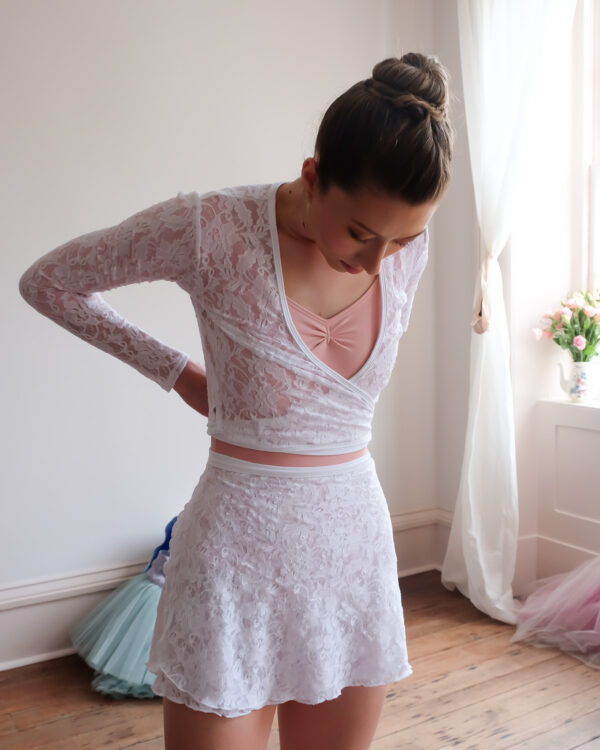 Wisteria Wrap Top - Image 2