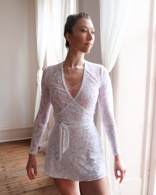 Wisteria Wrap Top - Image 4