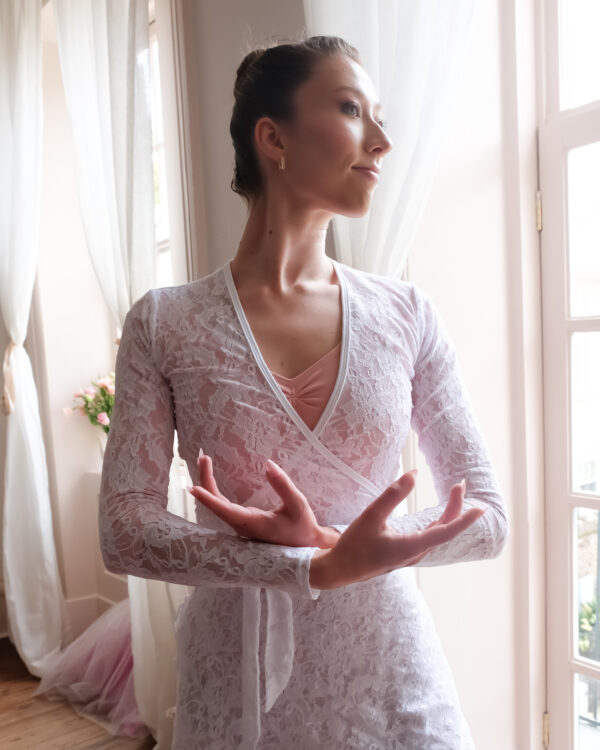 Wisteria Wrap Top