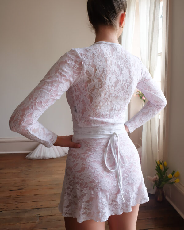 Wisteria Wrap Top - Image 3